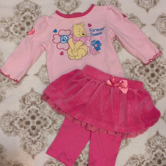Disney Other - Disney Pink Winnie the Pooh Baby Matching Set